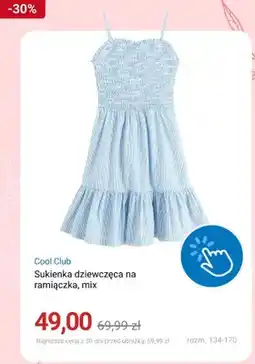 Smyk Sukienka dziewczęca na ramiączka Cool Club oferta