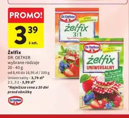 Intermarche Środek żelujący Żelfix Uniwersalny Dr. Oetker oferta