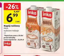 Intermarche Napój roślinny Inka Barista migdałowe oferta