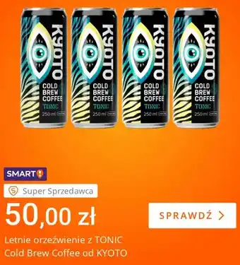 Kawa Cold Brew Coffee Tonic Kyoto 4-pak