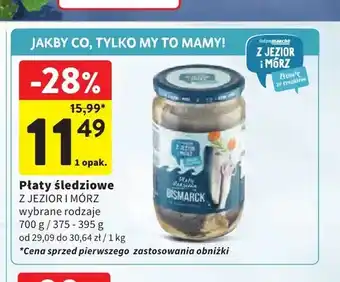 Intermarche Płaty śledziowe Z Jezior i Mórz oferta