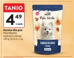 Intermarche Karma dla psa Pan Mięsko Psia Uczta kawałki w sosie z koziną oferta