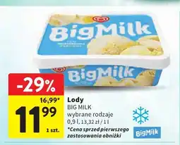 Intermarche Lody Big Milk oferta