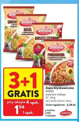 Intermarche Zupa błyskawiczna Amino oferta