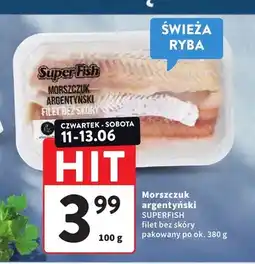 Intermarche Morszczuk argentyński filet bez skóry Super Fish oferta