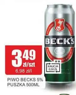 Bingo Becks Piwo 5% puszka oferta