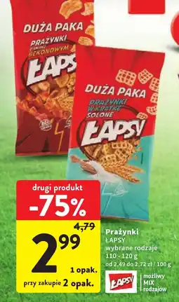 Intermarche Łapsy Prażynki oferta