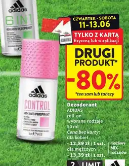 Intermarche Adidas Dezodorant roll-on oferta