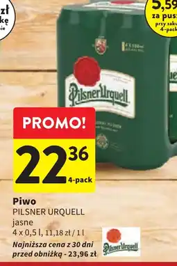 Intermarche Pilsner Urquell Piwo jasne oferta