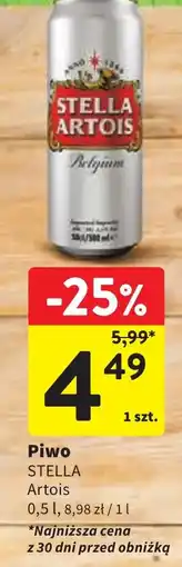 Intermarche Stella Artois Piwo oferta