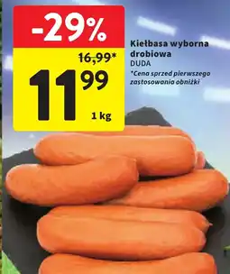 Intermarche Duda Kiełbasa wyborna drobiowa oferta