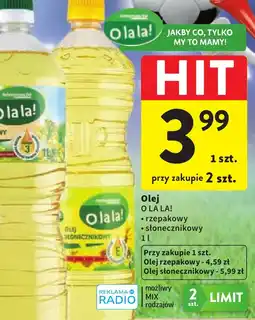 Intermarche O la la! Olej oferta