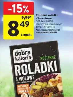 Intermarche Dobra Kaloria Roślinne roladki ala wołowe oferta