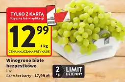 Intermarche Winogrono białe bezpestkowe oferta