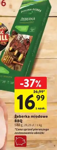 Intermarche Dolina Dobra Żeberka miodowe bbq oferta
