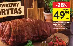 Intermarche Szynka wieprzowa noga z kością oferta