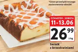 Intermarche Sernik z brzoskwiniami oferta
