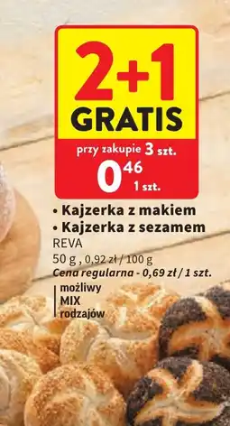Intermarche Reva Kajzerka z makiem lub sezamem oferta