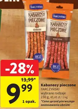 Intermarche Tarczyński Kabanosy pieczone oferta