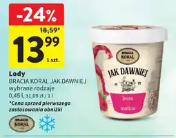 Intermarche Bracia Koral Jak Dawniej Lody oferta
