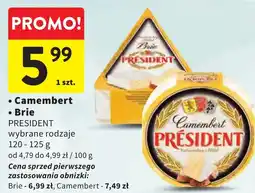 Intermarche Président Camembert Brie oferta