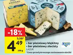 Intermarche Lazur Ser pleśniowy błękitny, złocisty oferta