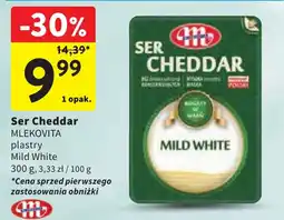 Intermarche Mlekovita Ser Cheddar Mild White oferta