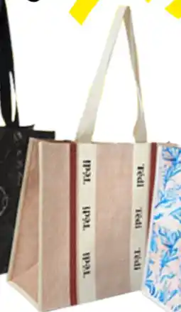 Tedi Torba na zakupy TEDi beżowo-brązowa oferta
