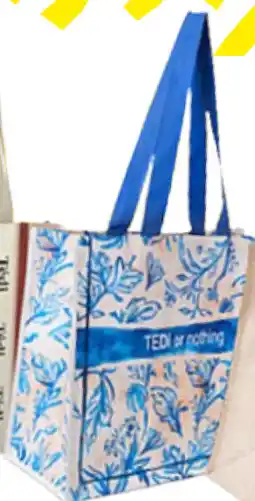 Tedi Torba na zakupy TEDi or nothing niebieska wzorzysta oferta