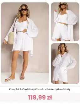 Renee Komplet 2-częściowy koszula z kołnierzykiem szorty Renee oferta