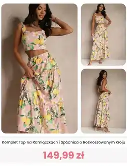 Renee Komplet damski top na ramiączkach i spódnica o rozkloszowanym kroju Renee oferta