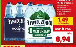Kaufland Woda źródlana niegazowana Żywiec Zdrój 6-pak oferta