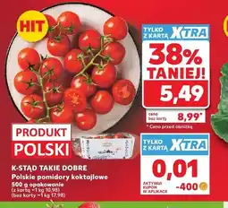 Kaufland Pomidory koktajlowe polskie K-Stąd Takie Dobre oferta