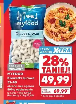 Kaufland Krewetki surowe Myfood 31-40 oferta
