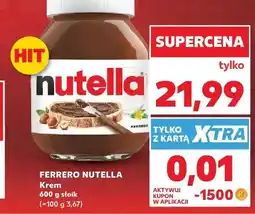 Kaufland Krem do smarowania Ferrero Nutella oferta