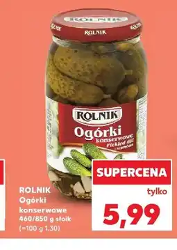 Kaufland Ogórki konserwowe Rolnik oferta