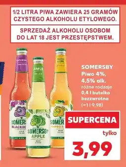 Kaufland Piwo Somersby Blackcurrant oferta