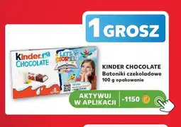 Kaufland Batoniki czekoladowe Kinder Chocolate oferta