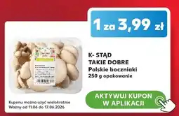 Kaufland Boczniaki polskie K-Stąd Takie Dobre oferta