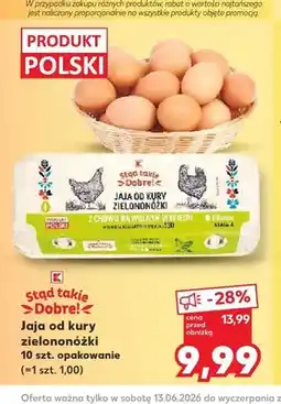 Kaufland Jaja od kury zielononóżki Stąd takie Dobre! oferta