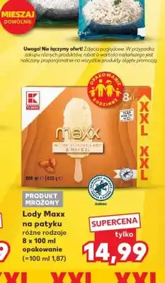 Kaufland Lody Maxx na patyku K-Classic oferta