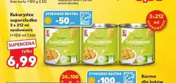 Kaufland Kukurydza supersłodka K-Classic 3-pak oferta