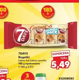 Kaufland Rogaliki z nadzieniem o smaku kakaowym 7Days oferta