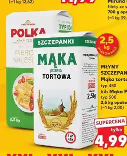 Kaufland Mąka pszenna tortowa typ 450 Młyny Szczepanki oferta