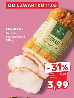 Kaufland Schab bez dodatku E Lukullus oferta