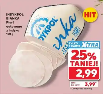 Kaufland Pierś gotowana z indyka Indykpol Bianka oferta