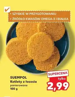 Kaufland Kotlety z łososia panierowane Suempol oferta