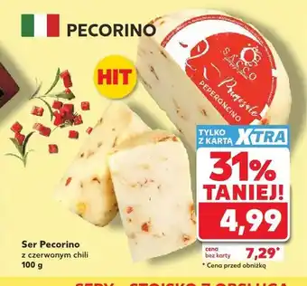 Kaufland Ser Pecorino z czerwonym chili Sacco oferta