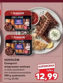 Kaufland Cevapcici wieprzowo-wołowe w stylu śródziemnomorskim Sokołów Grill House oferta