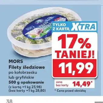 Kaufland Filety śledziowe po kołobrzesku Mors oferta
